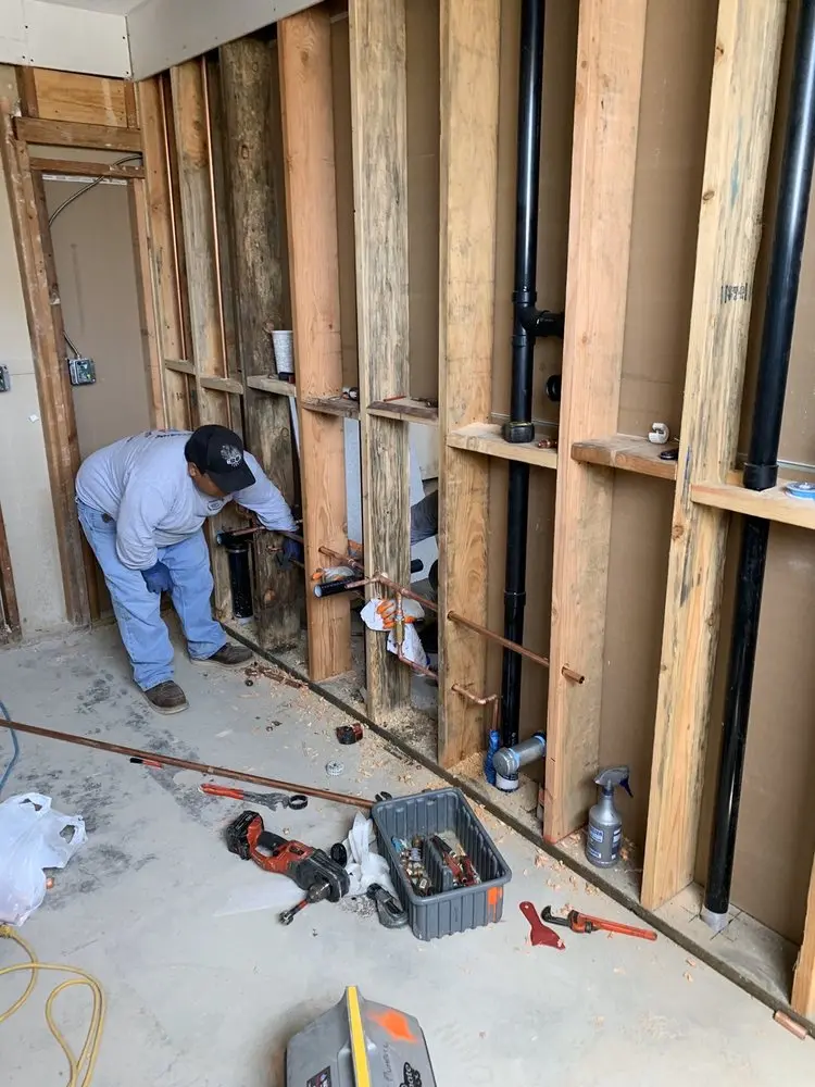 Commercial rough-in plumbing for Commercial Plumbing in Pine Summit